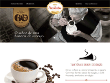 Tablet Screenshot of cafepacaembu.com.br